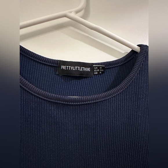 Navy midi dress PLT - Picture 3 of 3